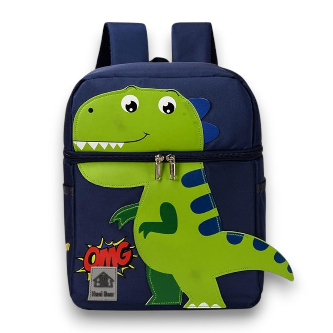 Dinosaur School Backpack 12 Inch – Kids Cute Cartoon Dino School Bag for Nursery & Preschool Children