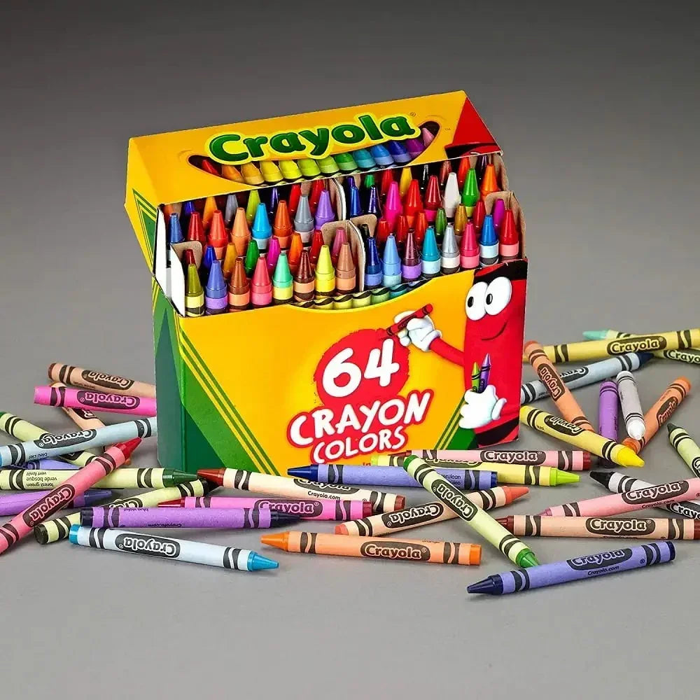 Crayola 64 Crayon Box for Age 3+ Years - Jaiman Toys