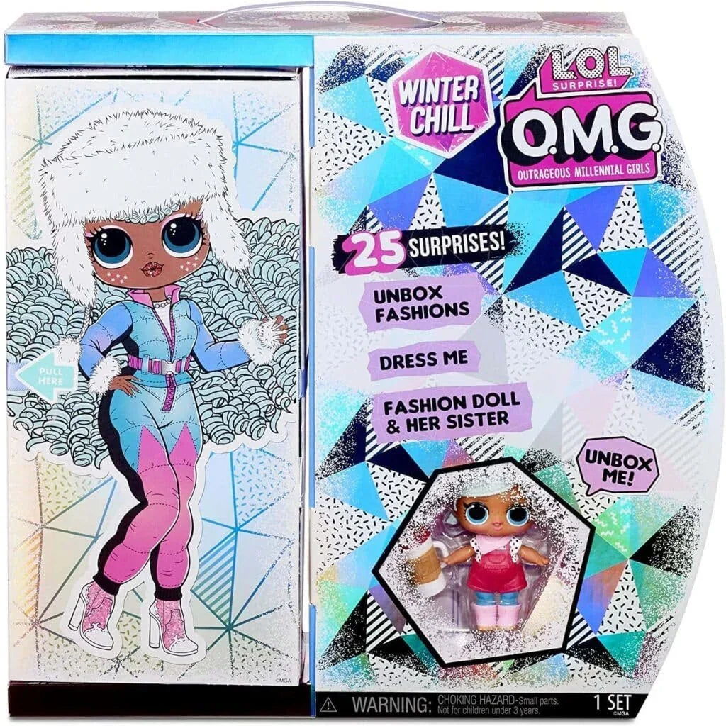 LOL Surprise! O.M.G. Fashion Doll with More Surprises for Kids Age 3+ (ICY Gurl &amp; BRRR B.B) - Jaiman Toys