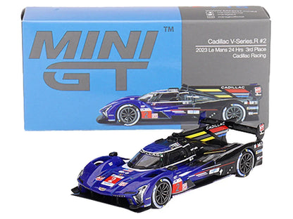 Mini GT Cadillac V-Series.R #2 Cadillac Racing 2023 Le Mans 24 Hrs 3rd Place Diecast Car Model 1/64 - Jaiman Toys