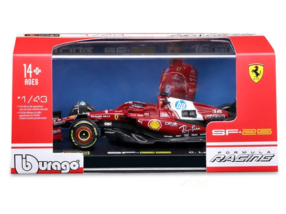 Bburago 1:43 Ferrari SF-25 #16 Charles Leclerc 2025 Diecast Formula 1 Car