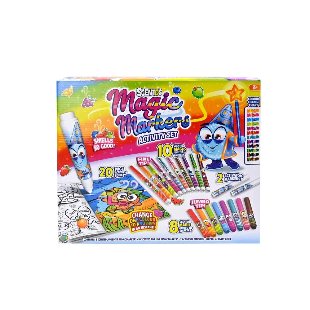 Scentos Magic Markers Activity Set - Jaiman Toys