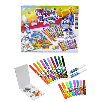 Scentos Magic Markers Activity Set - Jaiman Toys