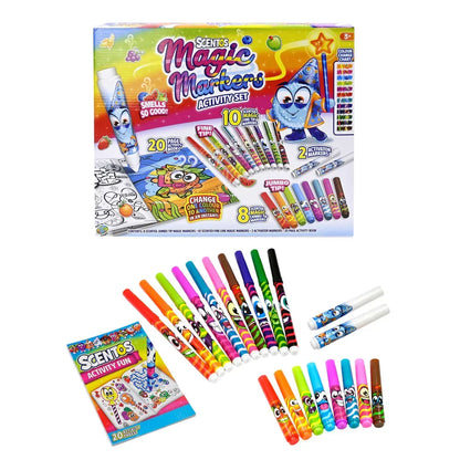 Scentos Magic Markers Activity Set - Jaiman Toys