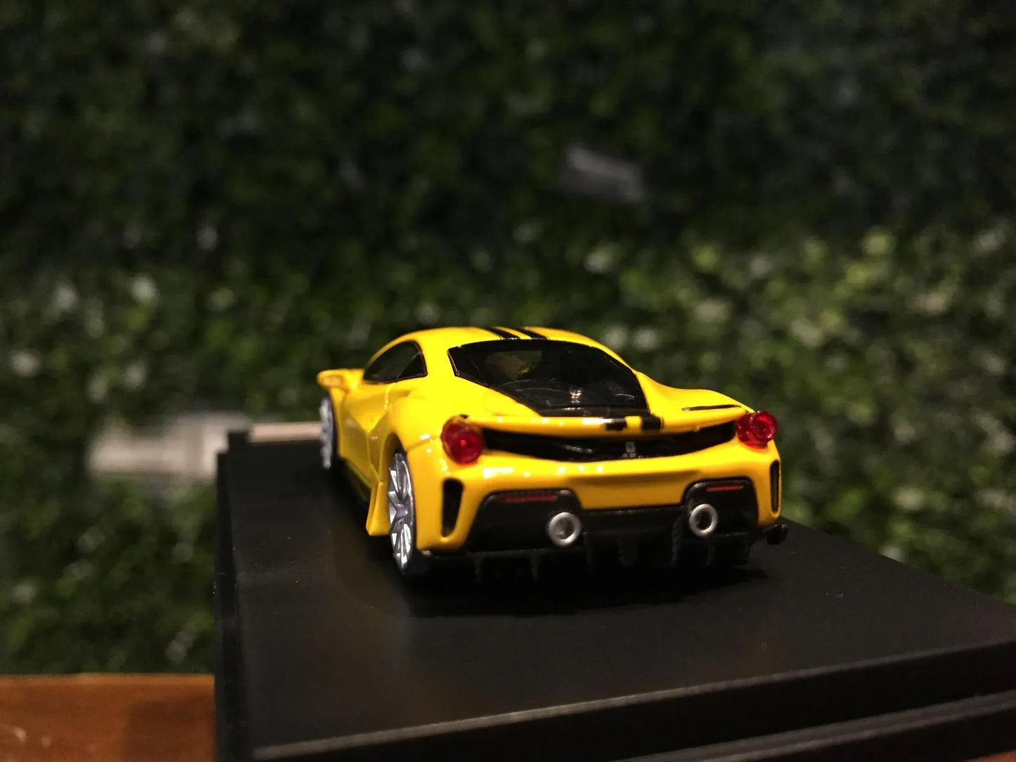 Ichiban Model 1/64 scale die-cast model of a yellow Novitec 488 - Jaiman Toys