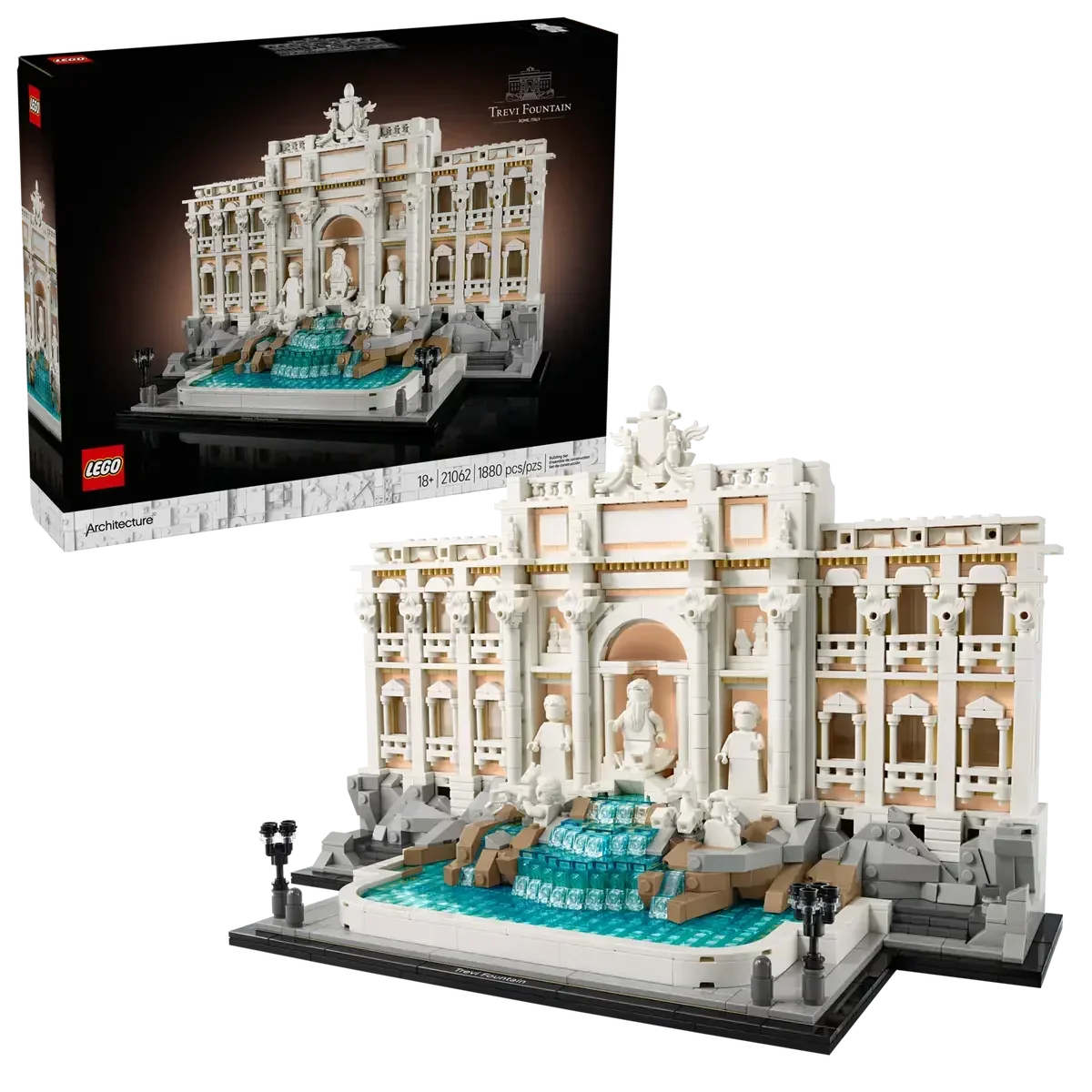 LEGO 21062 Architecture Trevi Fountain Building Set - Jaiman Toys