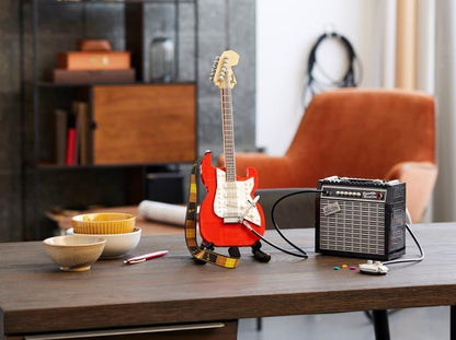 LEGO Ideas 21329 Fender Stratocaster  Guitar Building Kit (1,079 Pieces)