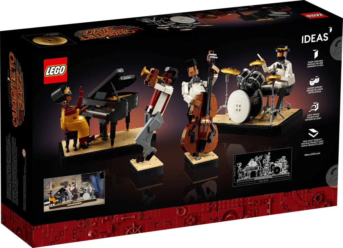 LEGO Ideas 21334 Jazz Quartet For The Adults (1606 Pieces)