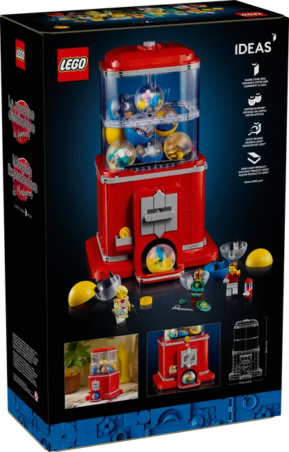 LEGO Ideas 21358 Minifigure Vending Machine – 1,343 Pieces, Collectible Minifigures, Retro Interactive Build