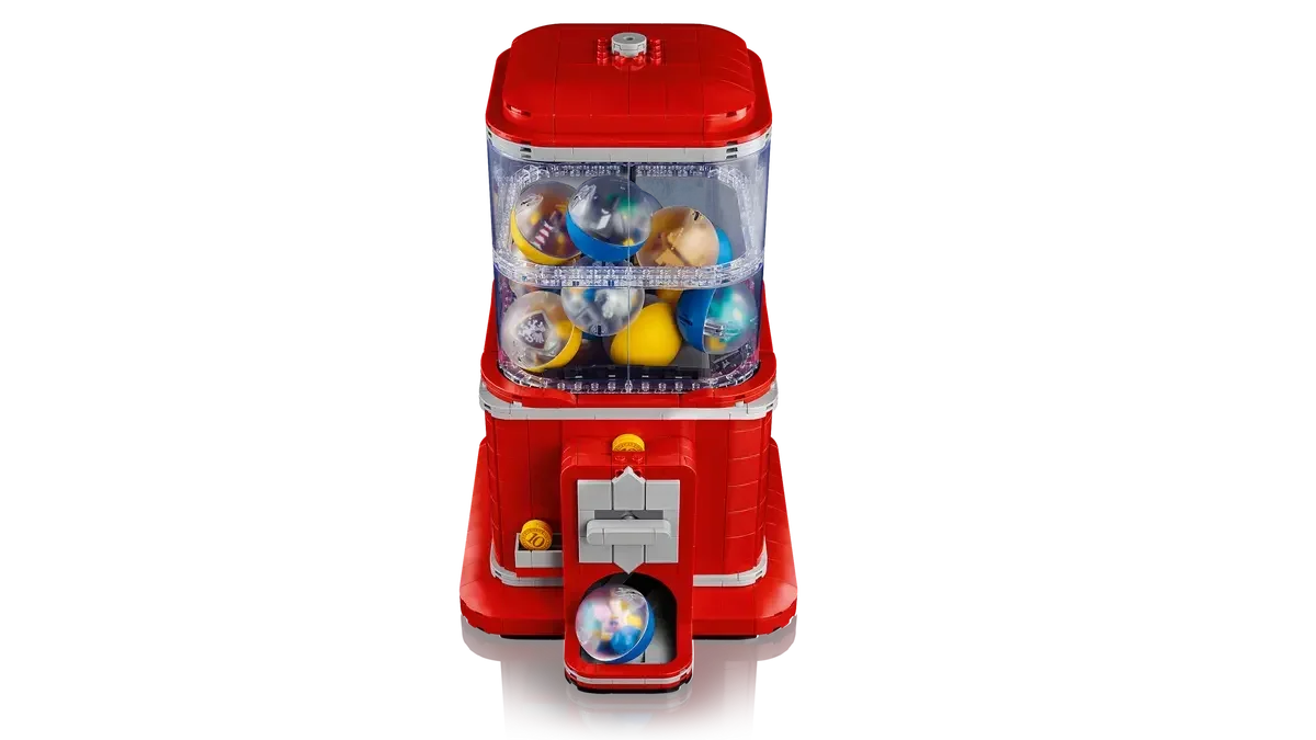 LEGO Ideas 21358 Minifigure Vending Machine – 1,343 Pieces, Collectible Minifigures, Retro Interactive Build