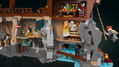 LEGO 21363 Ideas The Goonies Pirate Ship Building Set – Collector Display Model with Minifigures | Premium LEGO Set for Adults