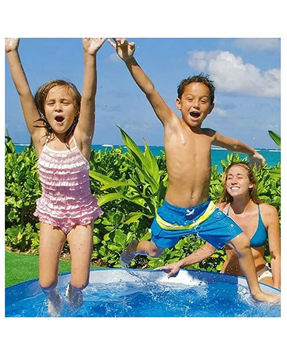 Intex 58477 Duckling Snapset Pool 4 ft – Kids Hard Side Outdoor Garden Splash Pool