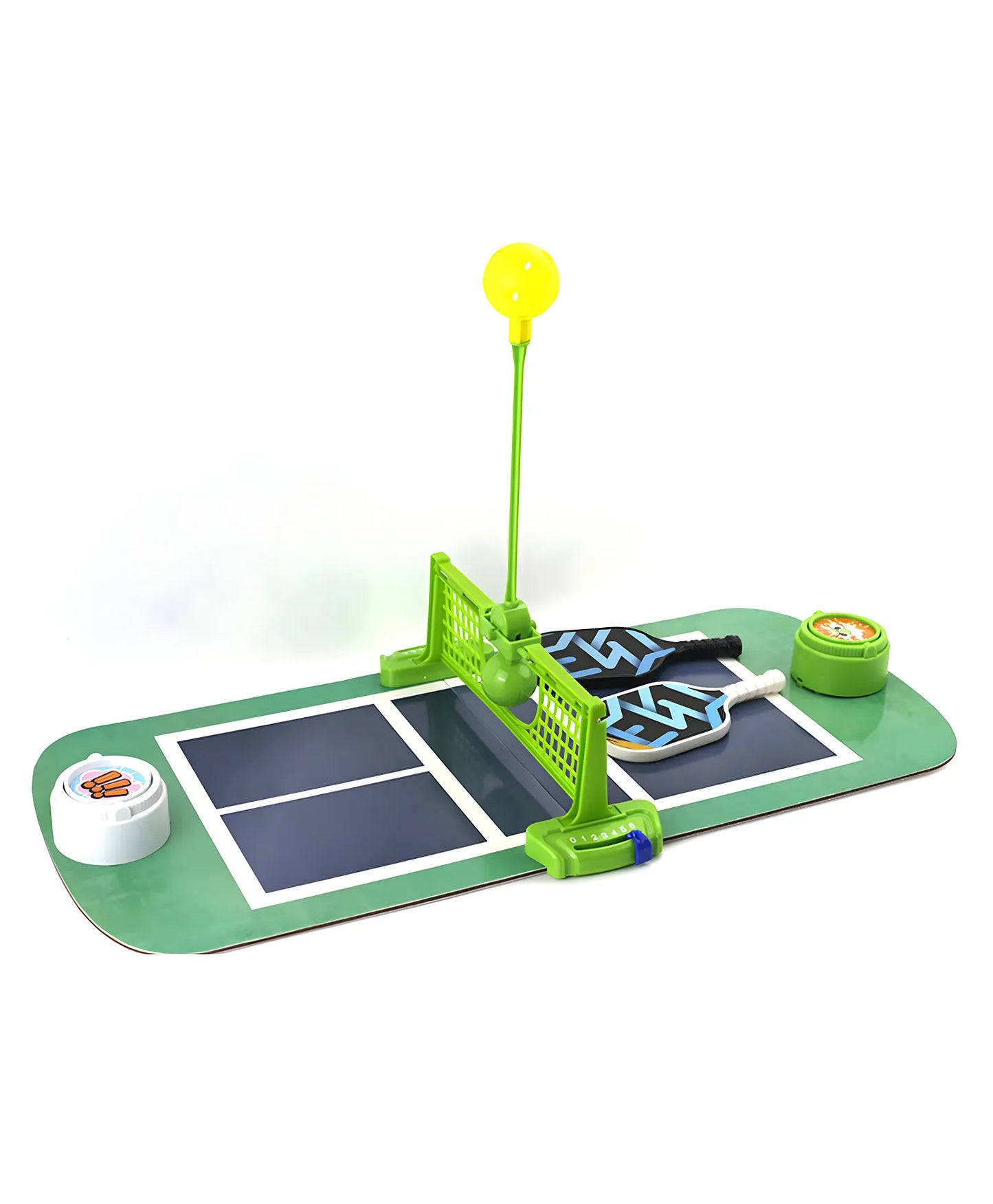 SIMARR Tabletop Pickleball Game Set for Kids – Mini Indoor Paddle Ball Game with Net & Paddles | Family Sports Toy