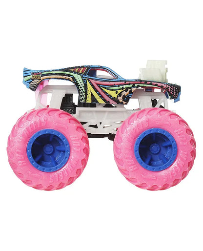 Hot Wheels Monster Trucks Rodger Dodger Glow in the Dark – Neon Monster Truck Toy