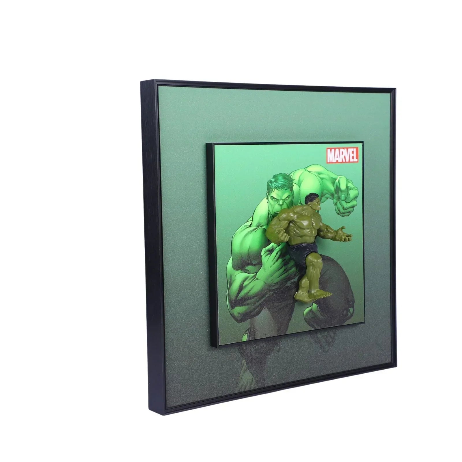 3D Hulk Action Figure Decorative Wall Frames – 40x40 cm | Dynamic Superhero Wall Art for Marvel Fans & Collectors | Premium Decor & Powerful Gift for Avengers Lovers - Jaiman Toys