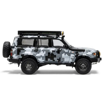 GCD 182 1:64 Toyota Land Cruiser 80 – LHD KS-014-182 | Digital Camo Off-Road Edition
