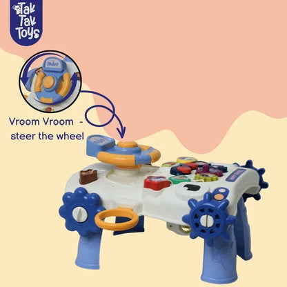 Nubo 5-in-1 Happy Trotter for Kids – Multi-Function Baby Walker, Ride-On & Activity Trotter | Musical & Interactive Toy | Adjustable Push Walker