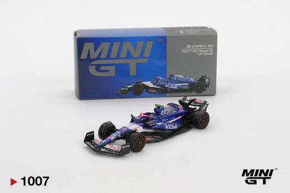 Mini GT 1:64 RB VCARB 01 #22 – Yuki Tsunoda 2024 Bahrain GP F1 Diecast Car