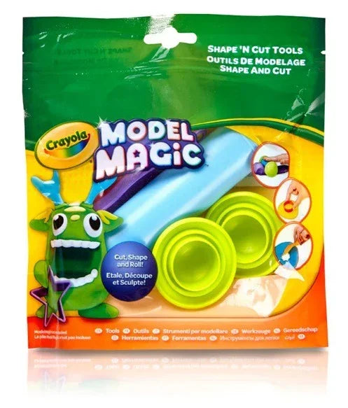 Crayola Model Magic shape and cut modeling clay set with sculpting tools in packaging