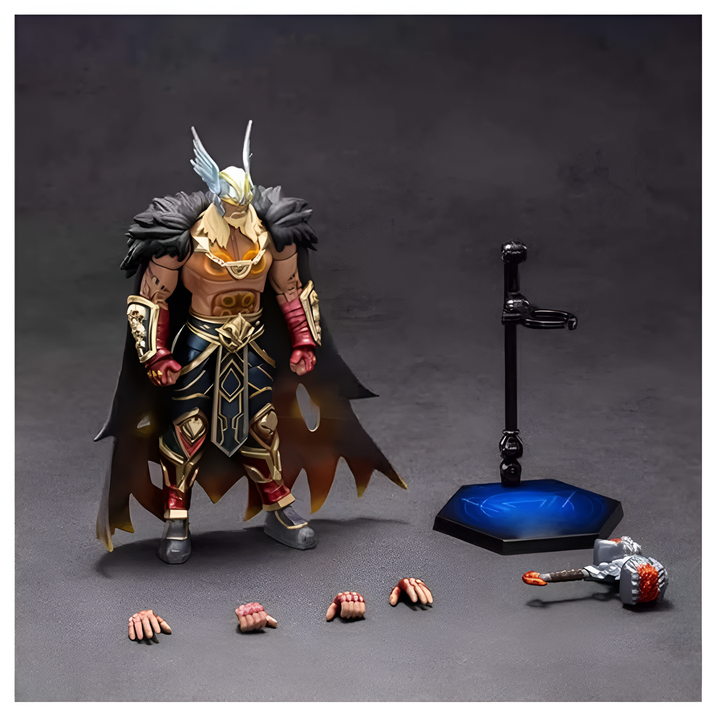 ZD Toys Marvel Super War Thor | GamerVerse | 1:10 Scale Action Figure | Collectible Action Figure
