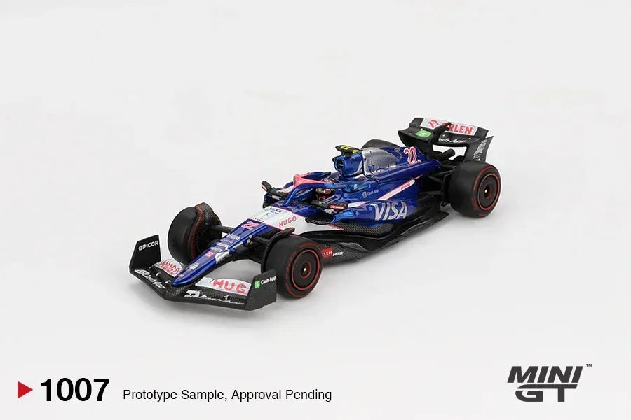 Mini GT 1:64 RB VCARB 01 #22 – Yuki Tsunoda 2024 Bahrain GP F1 Diecast Car