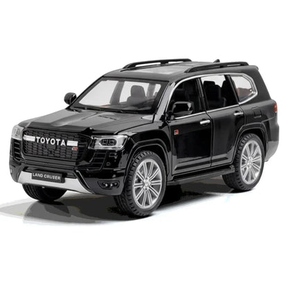 LJX Model 1:24 Toyota Land Cruiser Diecast Car – Pull Back Action, Openable Doors, Metal Body Collectible