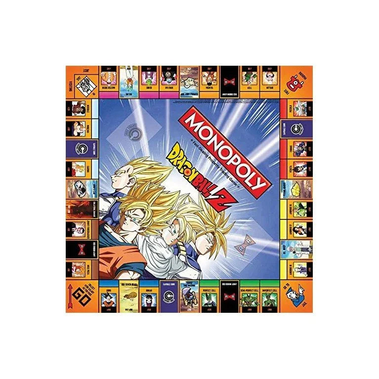 USAopoly Dragon Ball Z Edition Monopoly – Power Up and Dominate the Game! - Jaiman Toys