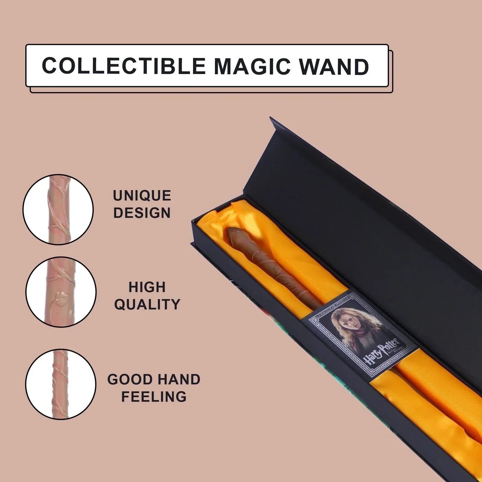 Granger's Grace: Hermione Granger's Magical Wand - Unleash the Power of Knowledge and Wit - Jaiman Toys