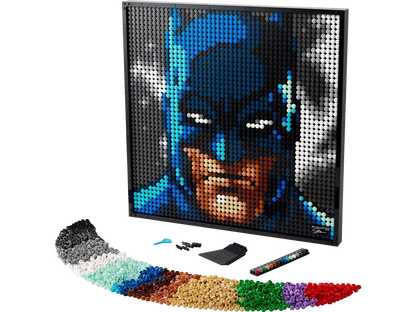LEGO Art Jim Lee Batman Collection 31205 Canvas Wall Decor with The Joker or Harley Quinn, Crafts Xmas Gift Idea for Him, Her, Men, Women, DIY Poster, Big Set for Adults,