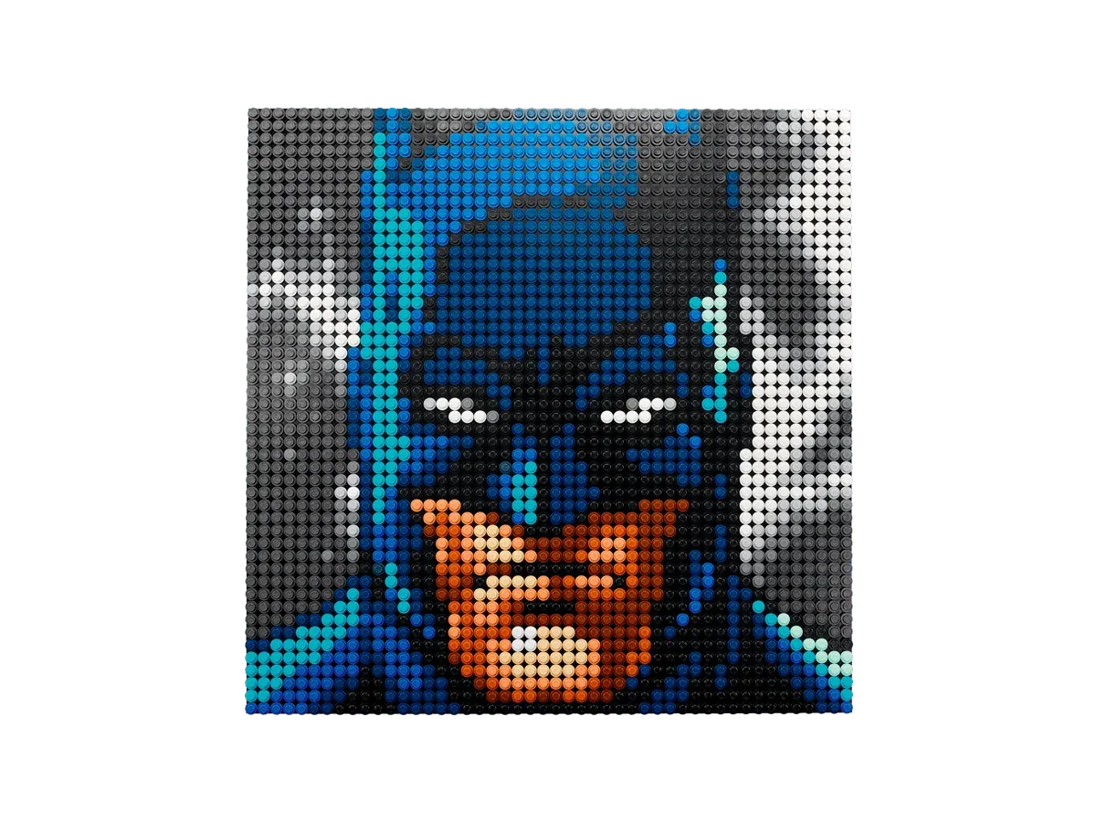 LEGO Art Jim Lee Batman Collection 31205 Canvas Wall Decor with The Joker or Harley Quinn, Crafts Xmas Gift Idea for Him, Her, Men, Women, DIY Poster, Big Set for Adults,