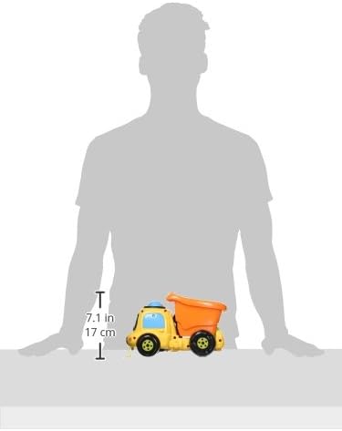VTech Drop and Go Dump Truck | Interactive Learning Construction Truck with Lights, Sounds & Music | Orange