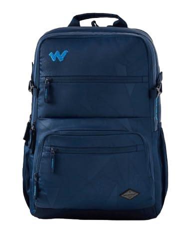 Wildcraft Evo 45L Laptop & School Backpack (12962) – Mosaic Navy | Spacious, Durable & Travel-Ready with Rain Cover - Jaiman Toys