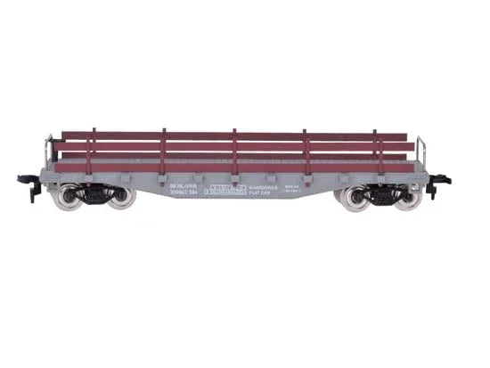 HANFIY 66110A HO 1:87 Scale Electric Train Set with Metal Circular Track & Controller – Beginner Railway Model Kit (100cm Loop)