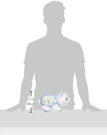 VTech Baby Lil' Critters Soothing Starlight Polar Bear Nursery Projector | Musical Night Light, Cry Sensor & Star Projection Sleep Soother