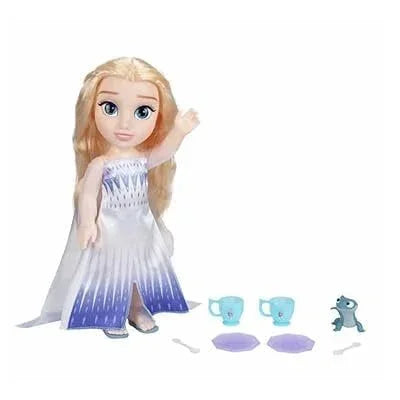 Disney Frozen - Frosty Elegance: Tea Time with Elsa &amp; Bruni Dolls Set Age 3+ - Jaiman Toys