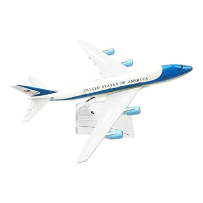 Collectible 1:400 Scale Aircraft Model Airplane – USA Air Force One B747 (16 cm) - Jaiman Toys