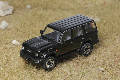 GCD Toyota Land Cruiser (J76) RHD Black 1:64 Diecast Model Car KS-081-455 | Premium Full Metal Collectible SUV