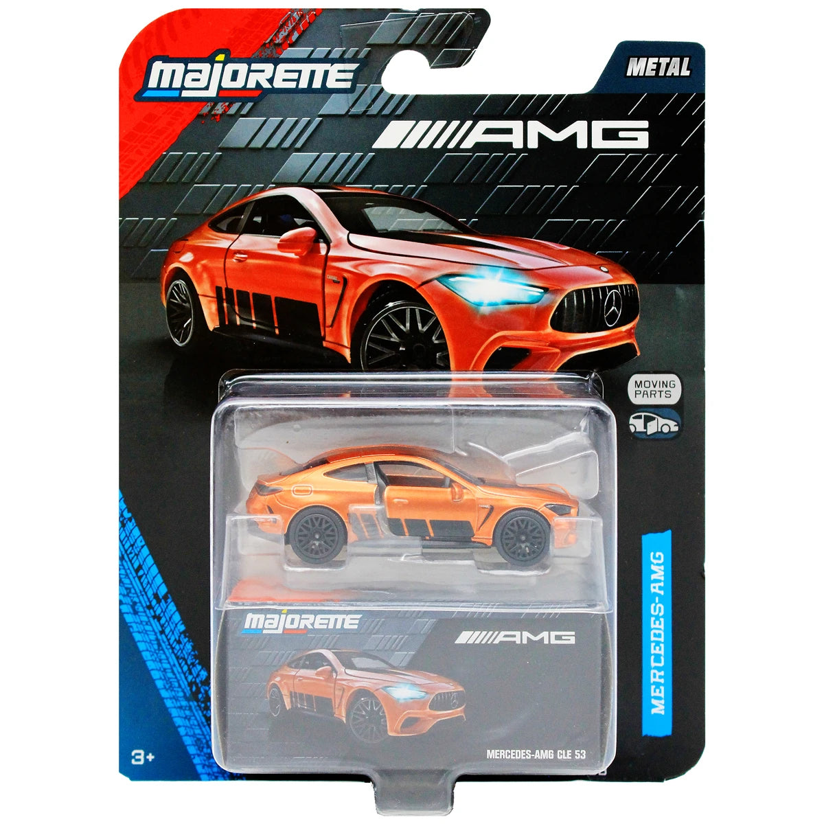 Majorette 1:64 Mercedes-AMG CLE 53 Orange Die-Cast Model Car | Opening Doors | Premium Collectible