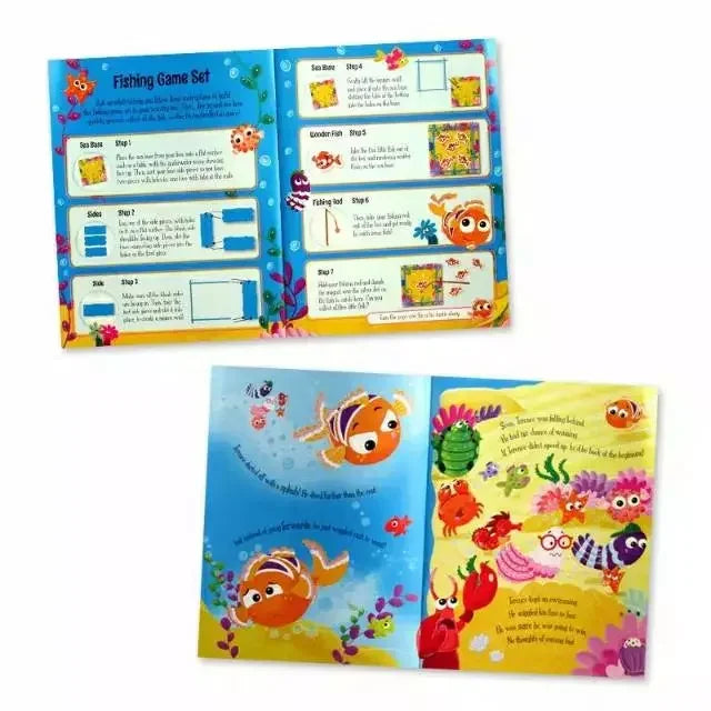 1 2 3 4 5 Once I Caught a Fish Alive Storybook and Fishing Game Set by Igloo Books - Jaiman Toys