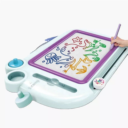 2-in-1 Kids Drawing Board – Magnetic Doodle Board with Eraser & Stylus Pen (3+ Years)
