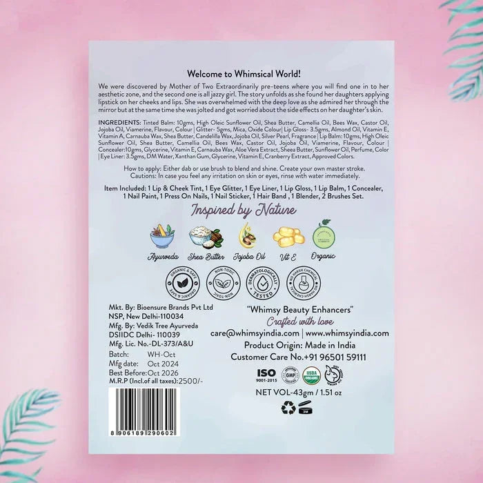 Unicorn Travel Beauty kit Pack of 13 - Jaiman Toys