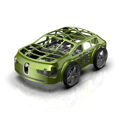 SG900PRO Dual-Mode 2-in-1 Flying Car Drone – RC Air + Ground Vehicle with LED Lights (Green)