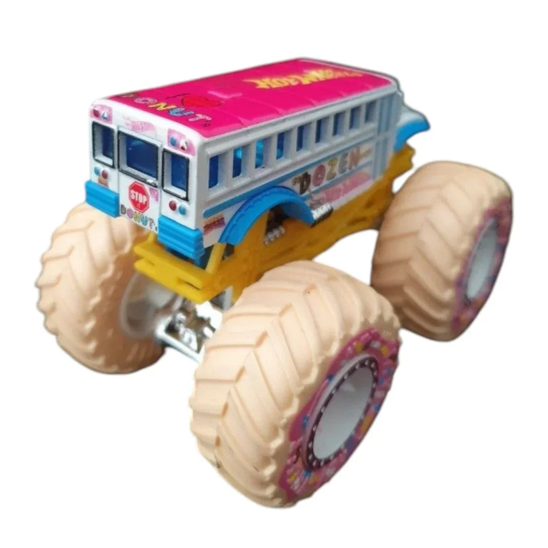 Hot Wheels Monster Trucks Dozen Delivery Die-Cast Monster Truck | Oversized Donut Wheels | 1:64 Scale Collectible Toy Vehicle for Kids & Collectors | Mattel