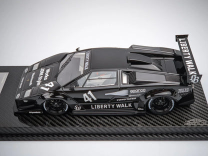 Vision64 1:64 Lamborghini Countach LBWK Liberty Walk White Diecast Scale Model Car