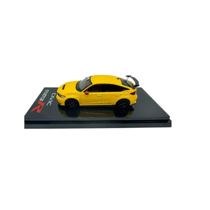 1:64 Hobby Japan HJ642063Y Honda Civic Type R (FL5) Die-Cast Model Car – Yellow - Jaiman Toys