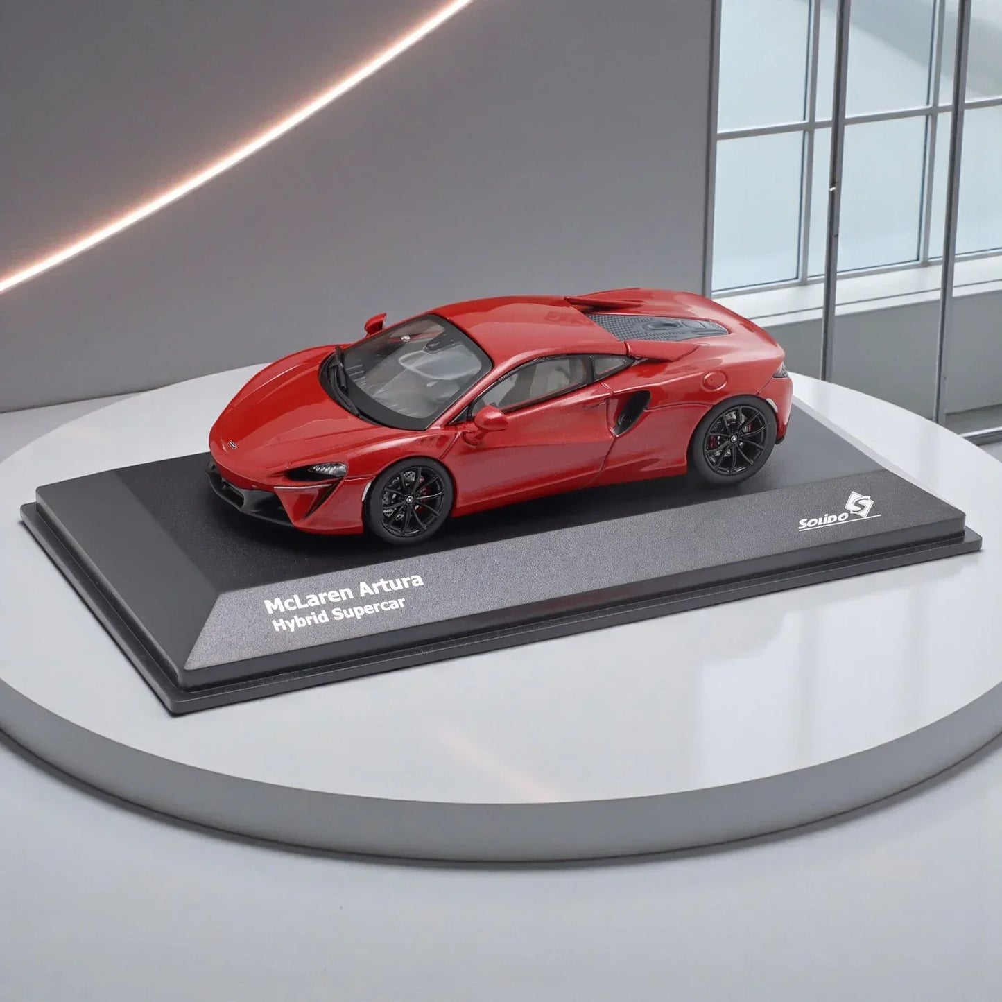 Solido 1:43 McLaren Artura Hybrid Supercar – Red – Diecast Model Car S4313502 | Premium Collectible Scale Model