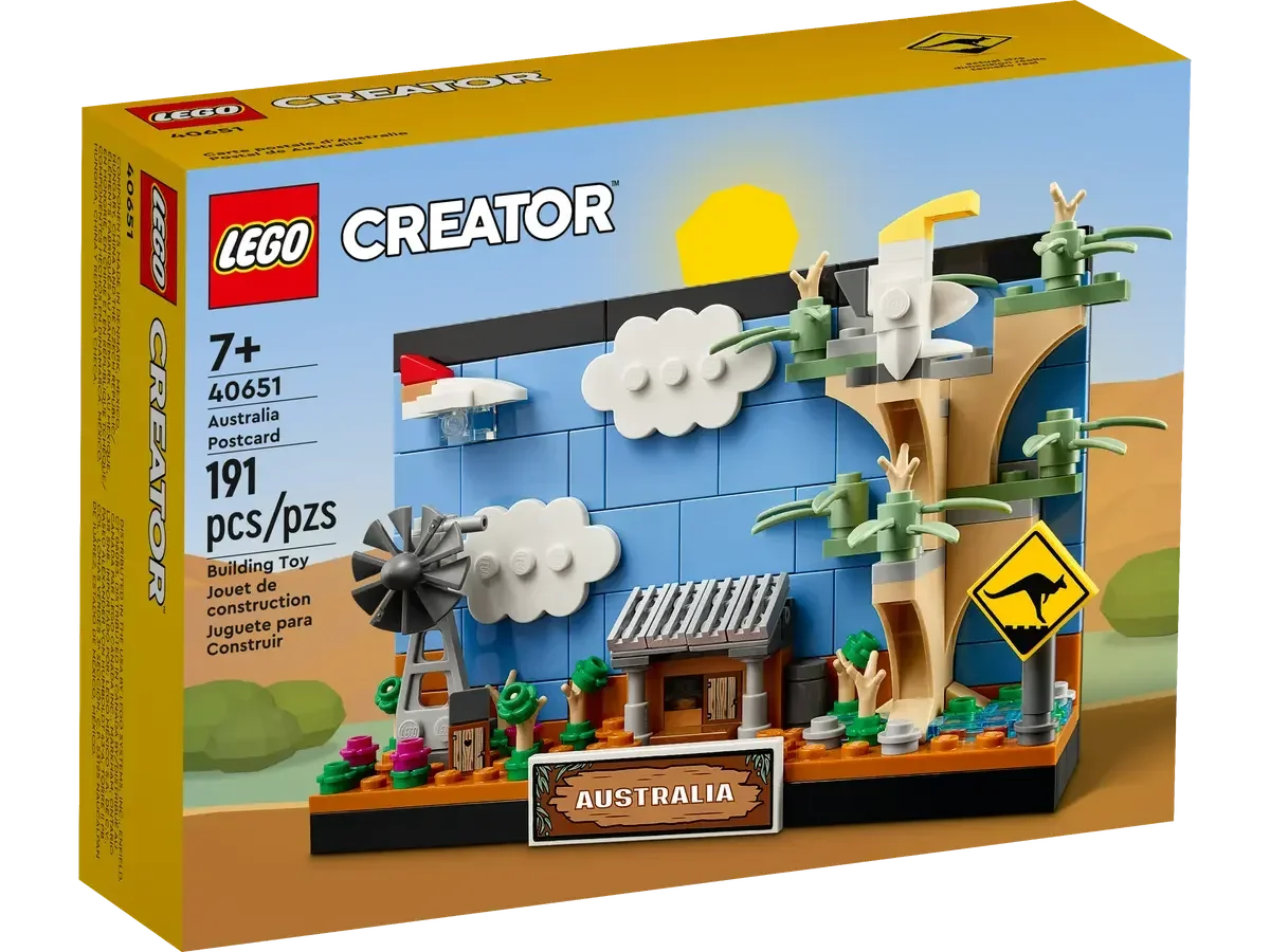 LEGO 40651 Australia Postcard  Build and Display The Outback - Jaiman Toys