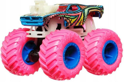 Hot Wheels Monster Trucks Rodger Dodger Glow in the Dark – Neon Monster Truck Toy