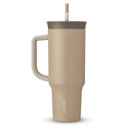 Owala FreeSip 40oz (1.18L) Insulated Tumbler with Handle & Straw | Stainless Steel Travel Mug