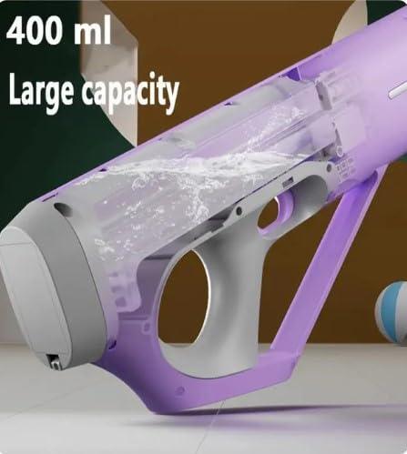 Electric Water Gun: Automatic Electric Water Gun with High Capacity Super Soaker Electric Powerful with Led Light for Kids Aged 3+ - Jaiman Toys